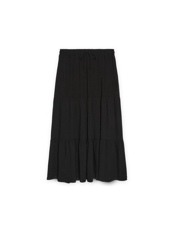 Fiorella Rubino Fiorella Rubino Gonna maxi 1000L000513N033 Nero A-Line Fit