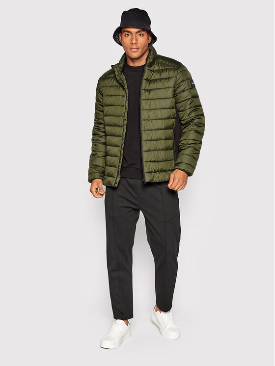 Giubbotto piumino Recycled Side Logo K10K108291