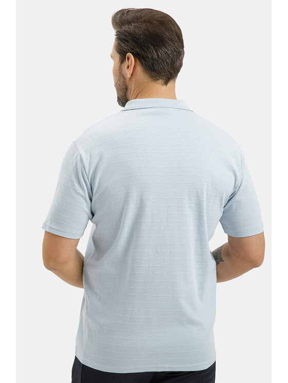 Cross Jeans Cross Jeans Polo 16177-071 Niebieski Regular Fit