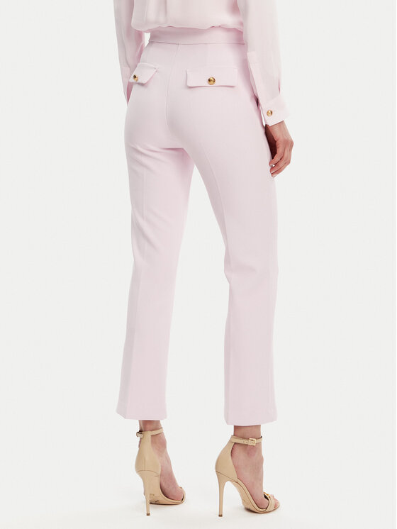 Elisabetta Franchi Elisabetta Franchi Spodnie materiałowe PA-089-51E2-V290 Różowy Regular Fit