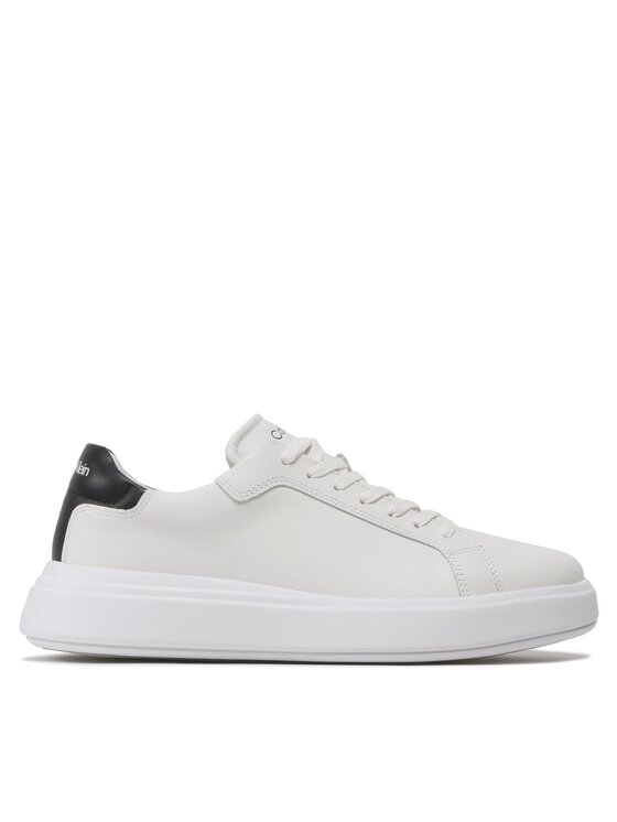 Calvin Klein Calvin Klein Sneakers Low Top Lace Up Lth HM0HM01016 Alb