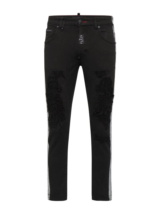 PHILIPP PLEIN PHILIPP PLEIN Jeansy 1065 Czarny Skinny Fit