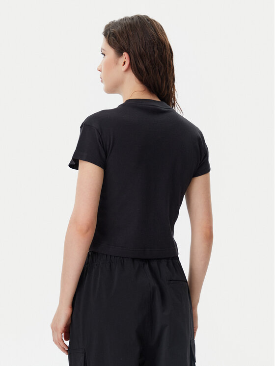 adidas adidas Tricou Future Icons Small Logo Baby JE4000 Negru Slim Fit