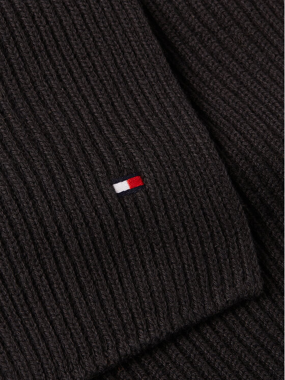 Tommy Hilfiger Tommy Hilfiger Šál Flag AM0AM12847 Černá