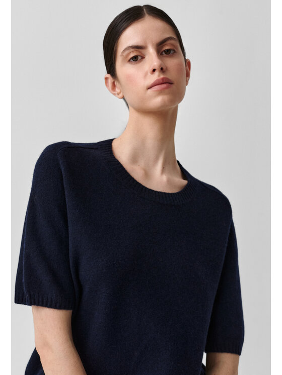 TATUUM TATUUM Sweter SEMITRI Granatowy Classic Fit