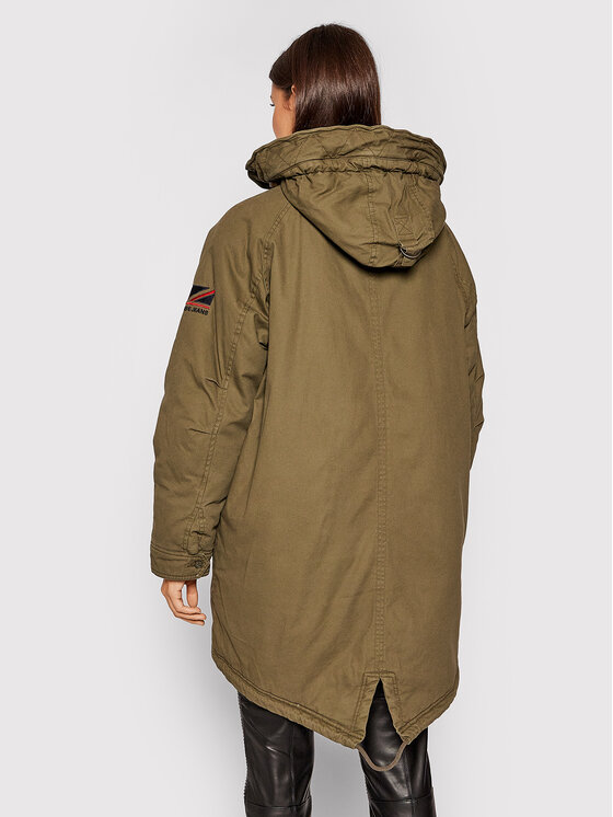 Pepe Jeans Pepe Jeans Куртка парка Dizzy PL401959 Зелений Regular Fit