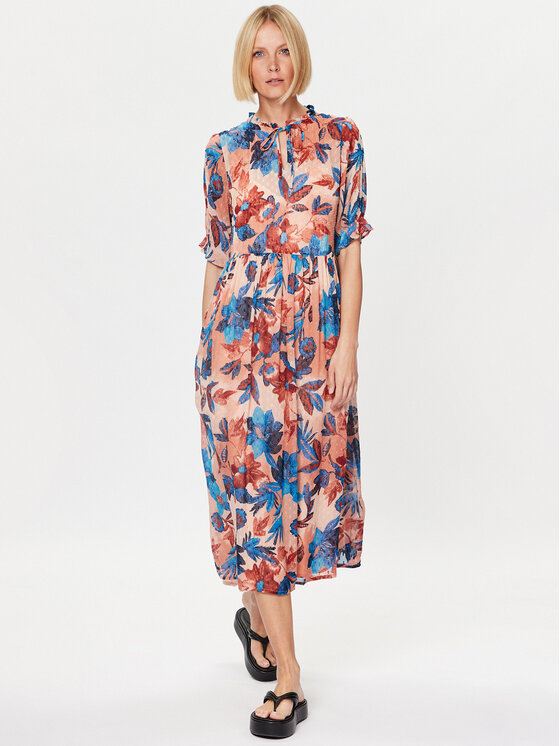 b.young b.young Poletna obleka 20813682 Pisana Regular Fit