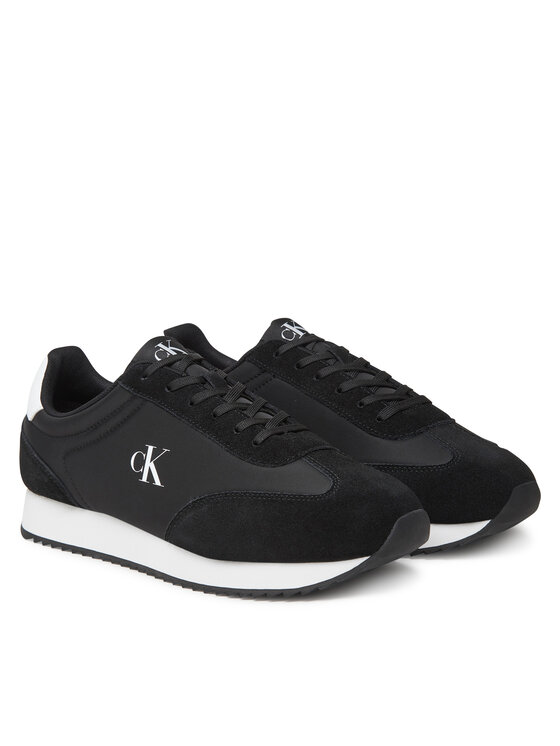 Calvin Klein Jeans Calvin Klein Jeans Sneakersy Retro Runner Lace Up Ny-Su YM0YM01325 Czarny