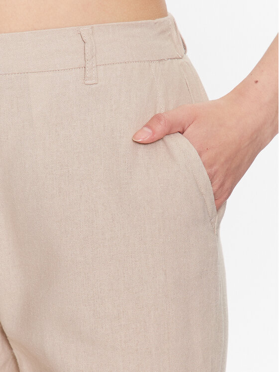 ONLY ONLY Παντελόνι υφασμάτινο 15278713 Μπεζ Regular Fit