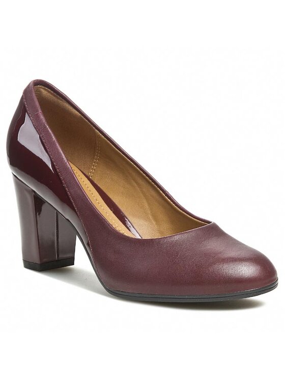 Clarks Pumps Basil Auburn 261032784 Rot Modivo