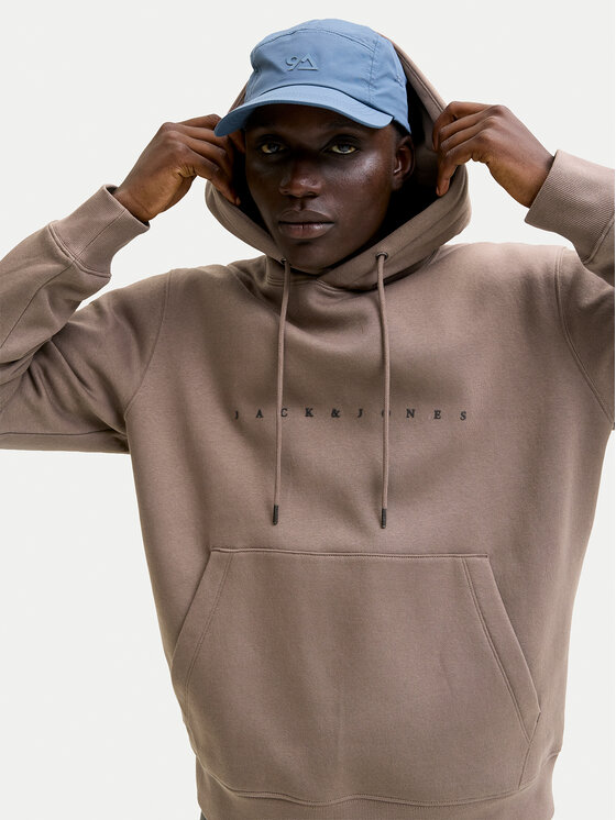 Jack & Jones Jack & Jones Majica dugih rukava Star 12233972 Smeđa Regular Fit