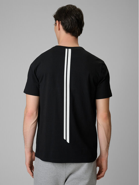 4F 4F T-Shirt FLUID EXPRESSIONS Czarny Regular Fit
