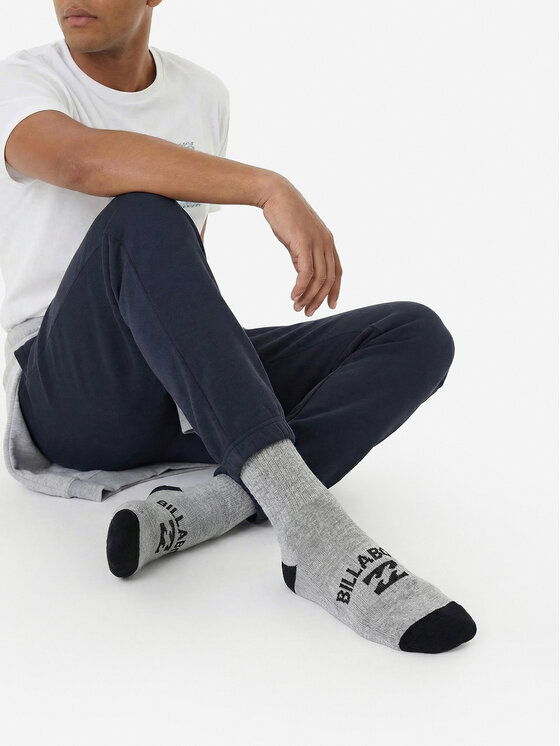 Billabong Billabong Dolge nogavice AS_BILLABONG_01W_SS25 (3-PACK) Siva