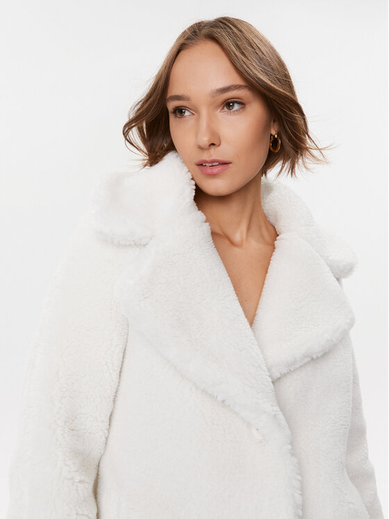 Guess Guess Futro W3BL67 WF8R2 Écru Regular Fit