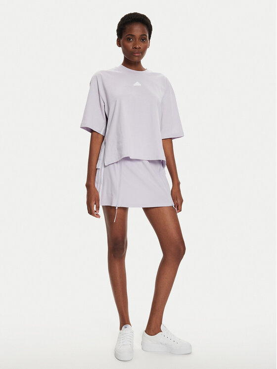 adidas adidas Spódnica mini Dance All-Gender IS0888 Fioletowy Loose Fit