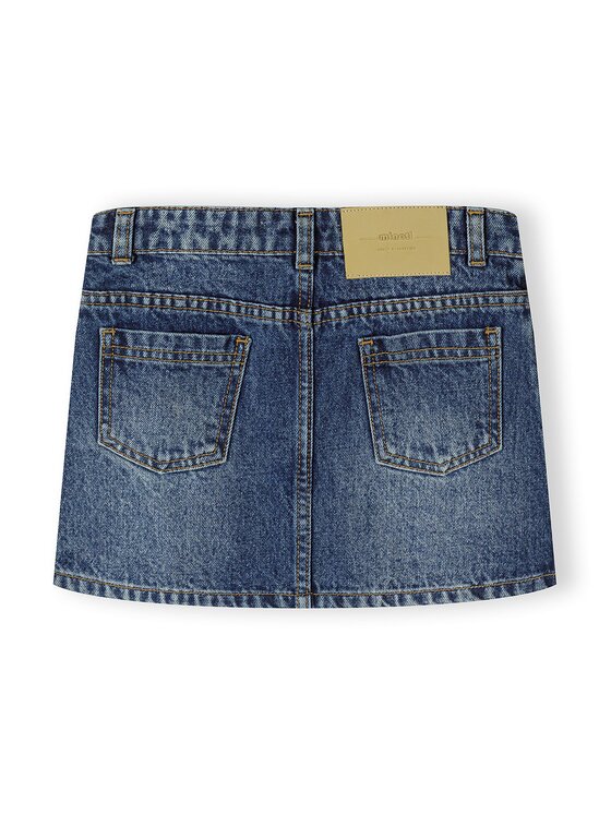 minoti minoti Spódnica jeansowa NOSGSKIRT150 Granatowy Regular Fit