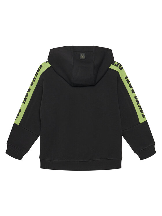 United Colors Of Benetton United Colors Of Benetton Bluza 3J68C504R Czarny Regular Fit