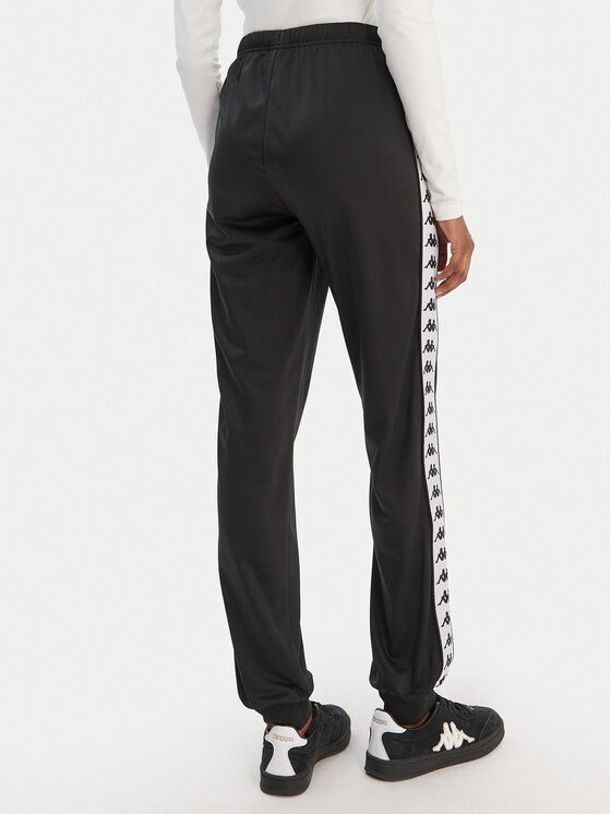 Kappa Kappa Teplákové nohavice Banda Wrastoria 303R5K0 Čierna Slim Fit