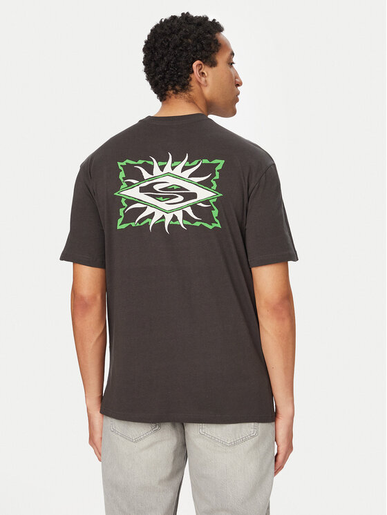 Quiksilver Quiksilver T-Shirt EV Starfish Stamp EQYZT08284 Schwarz Regular Fit
