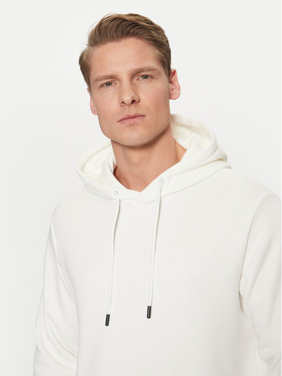 Jack & Jones Jack & Jones Mikina Bradley 12249340 Krémová Relaxed Fit