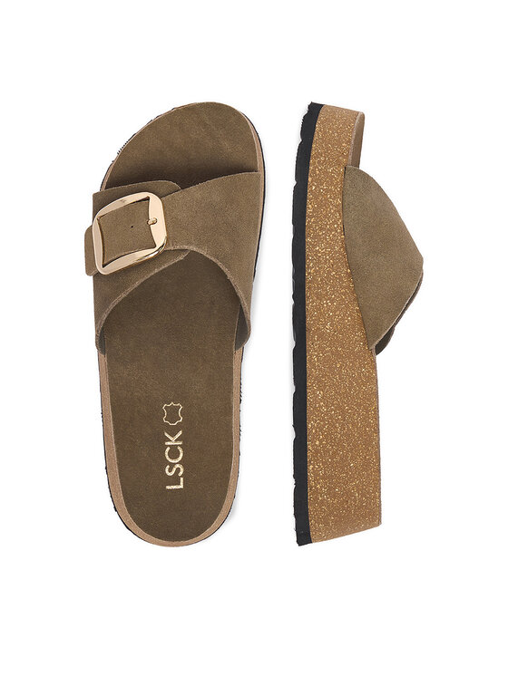 Lasocki Lasocki Natikači CEO-W24Q19601-01 Khaki