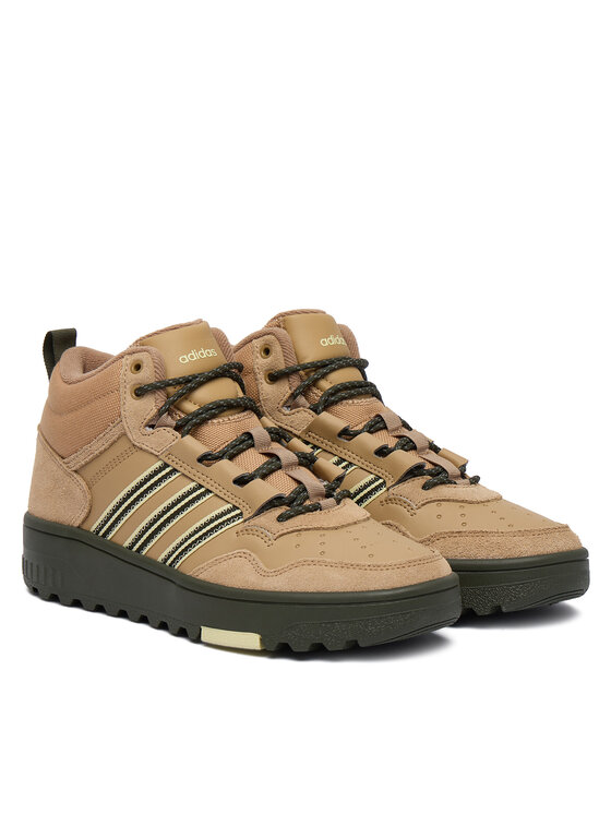adidas adidas Sneakersy Hoops 4.0 Mid Shoes KI6381 Hnedá