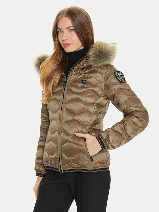 Blauer Blauer Geacă din puf 24WBLDC03048 Maro Regular Fit