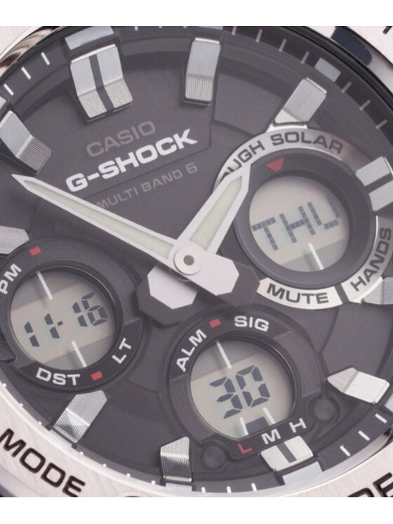 Casio Casio Hodinky GST-W110-1AER Stříbrná