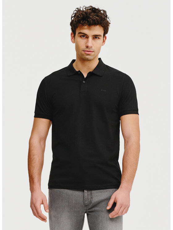Pako Lorente Pako Lorente Polo P25SF-TX-007 Czarny Slim Fit