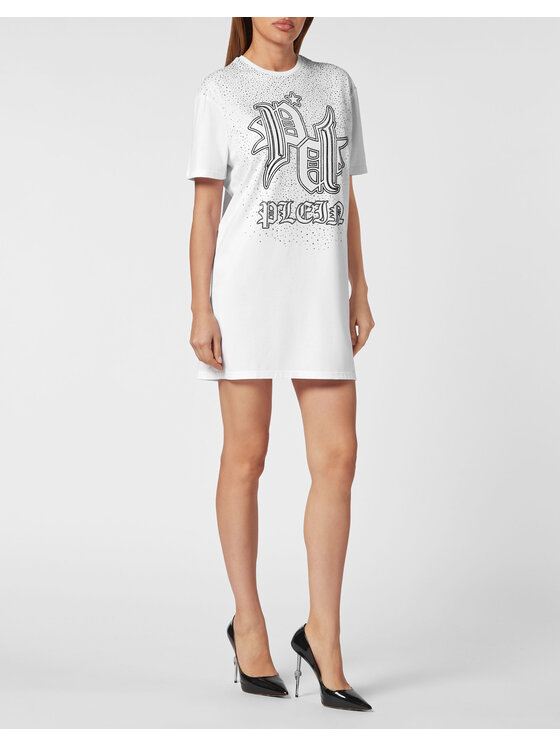 PHILIPP PLEIN PHILIPP PLEIN Vestito da giorno 14905 Bianco Over Fit