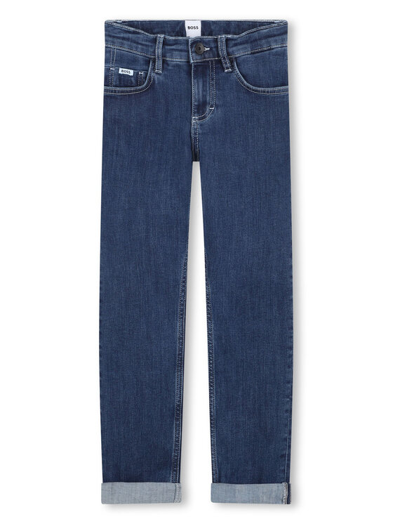 BOSS BOSS Jeansy J51984 S Modrá Slim Fit
