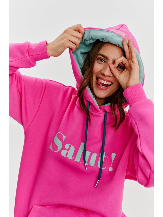 NAOKO NAOKO Mikina Salut Ma Belle Ružová Regular Fit