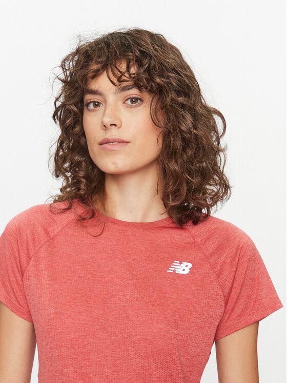 New Balance New Balance Tehniline särk Impact Run Short Sleeve WT21262 Punane Regular Fit