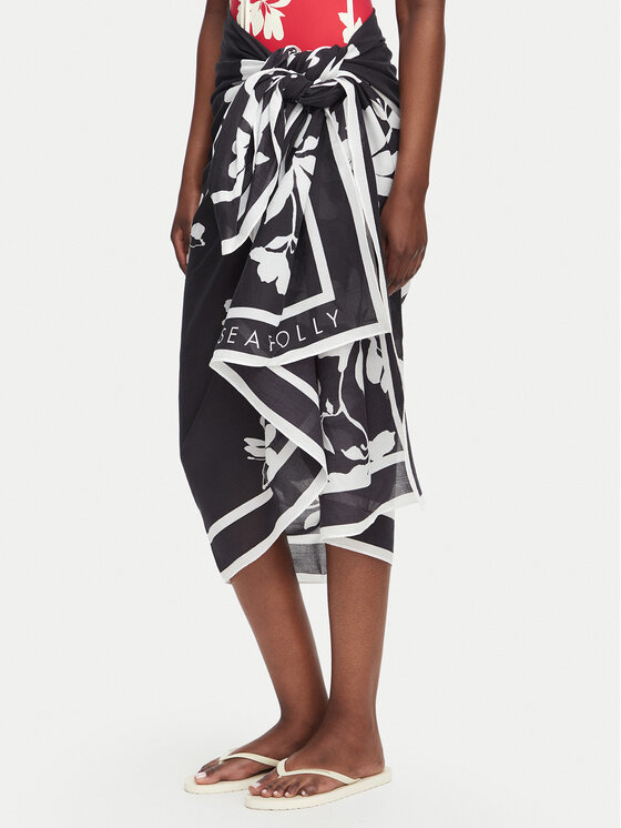Seafolly Pareo Mayflower 55734-SG Negru
