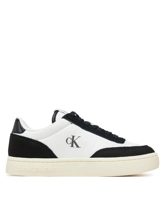 Calvin Klein Jeans Sneakersy Classic Cupsole Mix In YW0YW01767 Biela