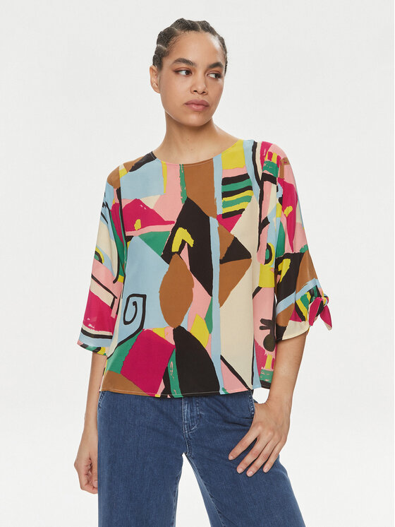 Weekend Max Mara Chemisier Pomposa 2415111072 Multicolore Regular Fit Modivo