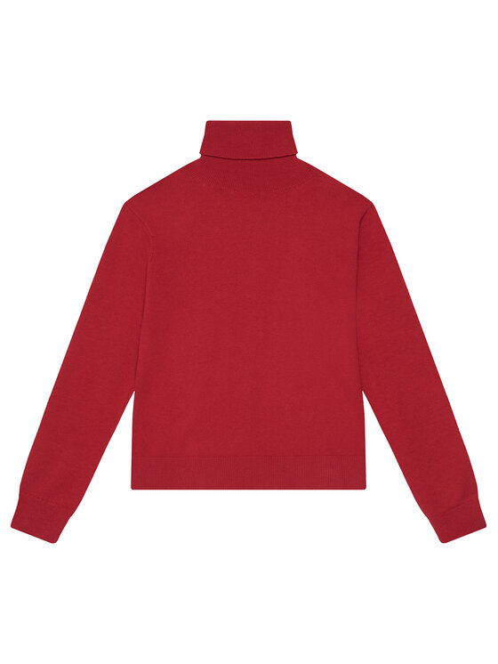 Mayoral Mayoral Rollkragenpullover 345 Rot Regular Fit