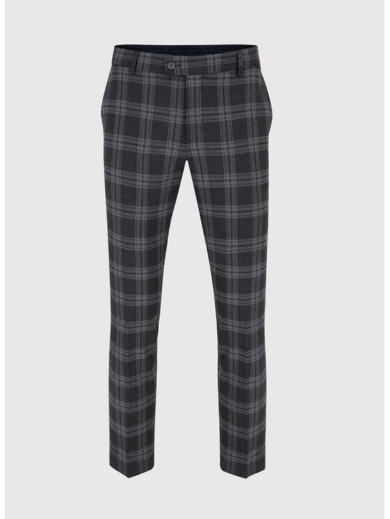 Pako Lorente Pako Lorente Spodnie garniturowe P22WF-6G-002 Szary Slim Fit