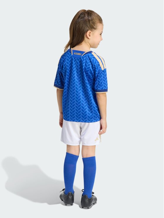adidas adidas Komplet sportowy Italy 26 Home Błękitny Slim Fit