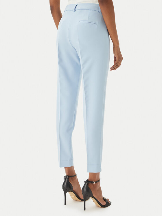 Maryley Maryley Kalhoty z materiálu 26EB52Z/43MA Světle modrá Regular Fit