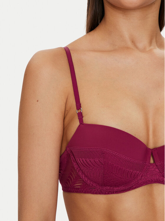 Calvin Klein Underwear Calvin Klein Underwear Biustonosz balkonetka 000QF7543E Fioletowy