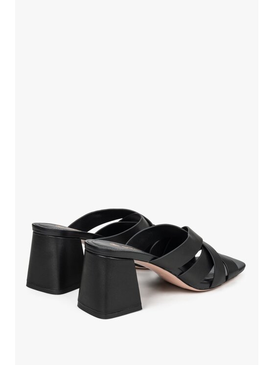 Estro Estro Παντόφλες ER00114728 Μαύρο