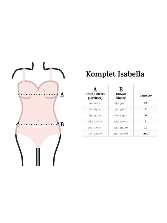 DKaren Lingerie DKaren Lingerie Komplet bielizny Isabella Srebrny Classic Fit