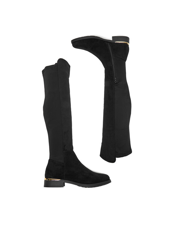 DeeZee DeeZee Čizme preko koljena 10816-2 Crna