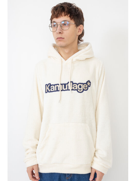 Kamuflage Kamuflage Bluza Puff Classic Beżowy Loose Fit
