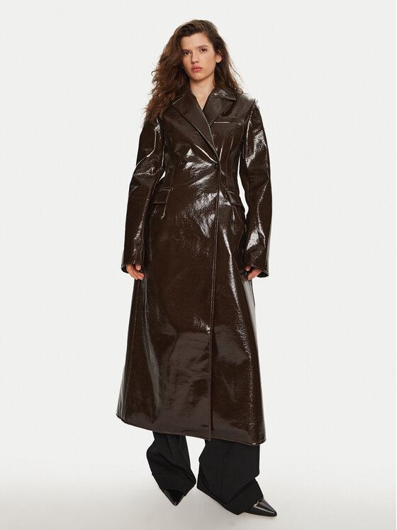 Herskind Herskind Palton de lână Ultra 5379149 Maro Regular Fit