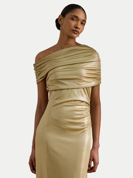 LAUREN RALPH LAUREN LAUREN RALPH LAUREN Coctailkleid 253P13991001 Goldfarben Slim Fit