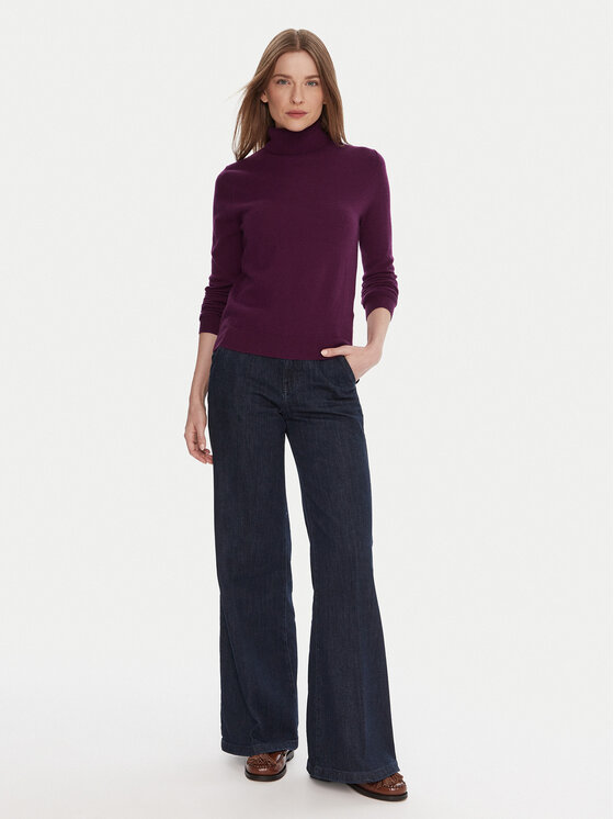 United Colors Of Benetton United Colors Of Benetton Dolčevita 1002D2348 Ljubičasta Regular Fit