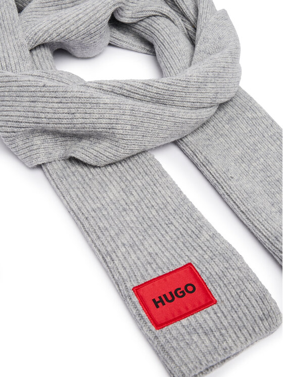 HUGO Hugo Зимен шал Saffa 50502605 Сив