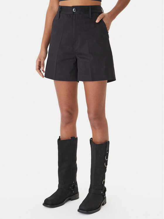 G-Star Raw G-Star Raw Kratke hlače iz tkanine D29089-5126 Črna Regular Fit